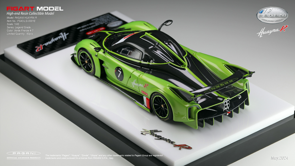 Pagani HuayraR Verde Firenze by Figart Model