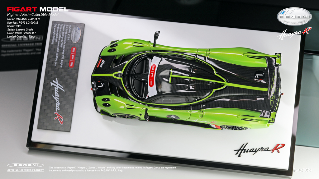 Pagani HuayraR Verde Firenze by Figart Model